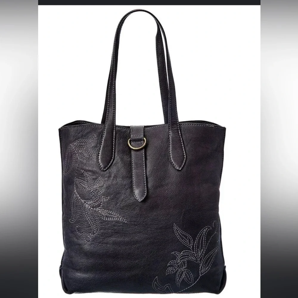 FRYE - Hadley Embroidered Leather Tote